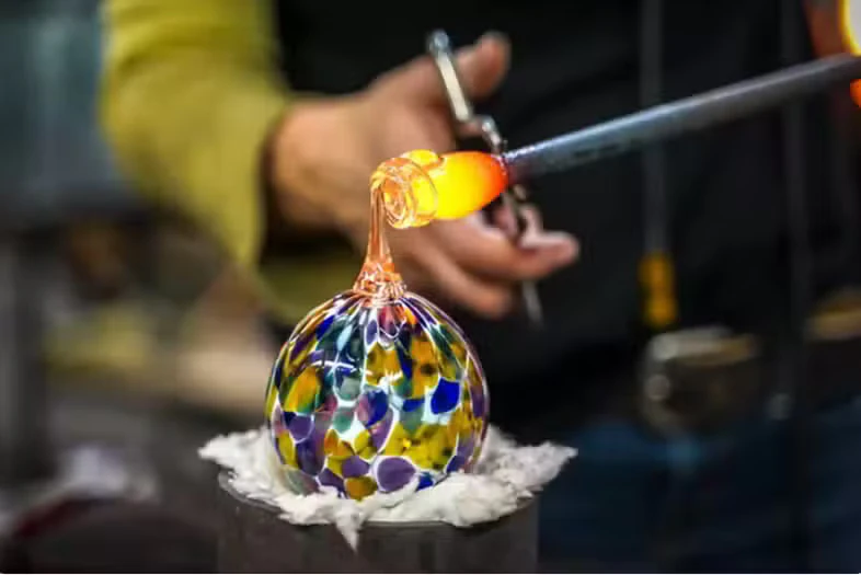 Venice glass making